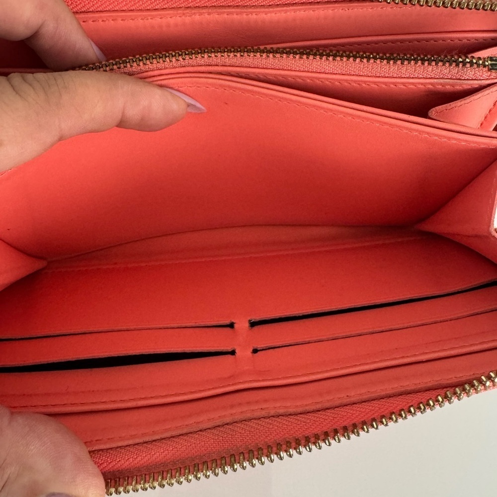 Louis Vuitton Sweet Monogram Vernis Zippy Wallet Coral Pink Limited Edition - Picture 7 of 16
